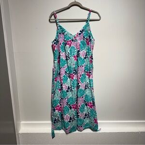 NWT. GAP Multicolor Floral Dress. Size Medium
